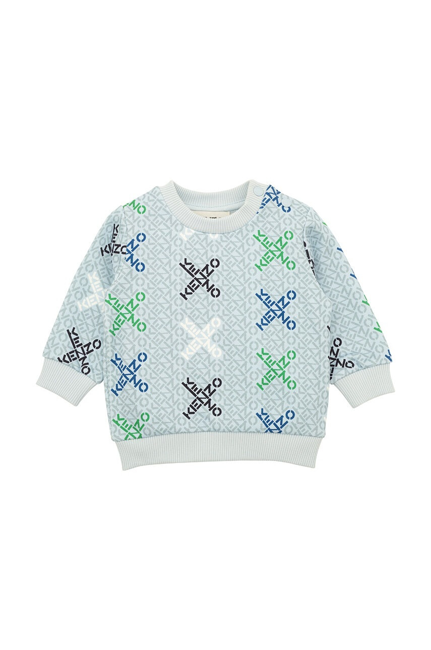 Kenzo kids Детски памучен суичър с десен - Pepit.bg