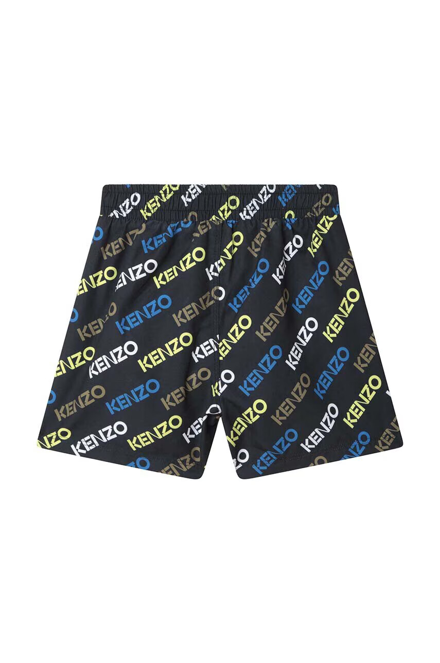 Kenzo kids Детски плувни шорти в черно - Pepit.bg