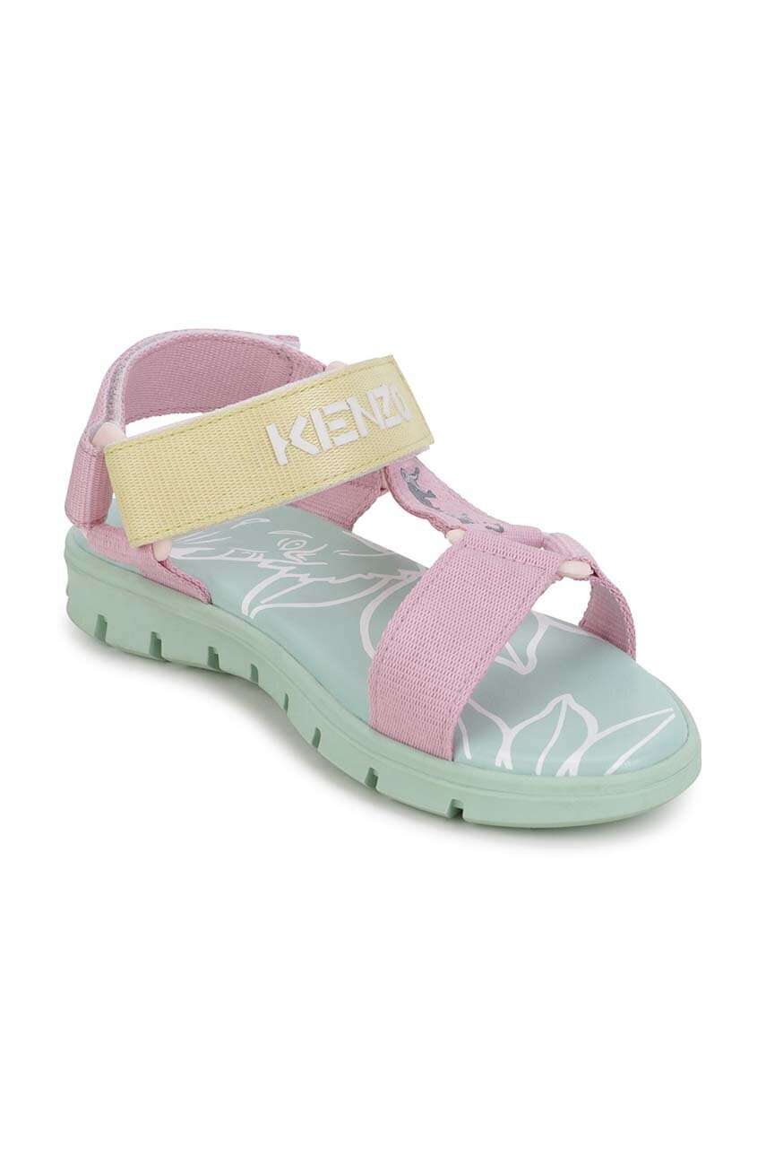 Kenzo kids Детски сандали в розово - Pepit.bg