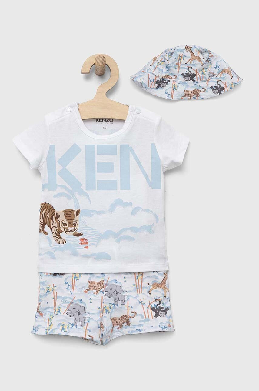 Kenzo kids Комплект за бебета в бяло - Pepit.bg
