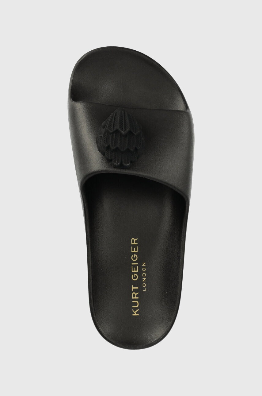Kurt Geiger London Чехли Eagle Chunky Slide в черно с платформа 9787200999 - Pepit.bg