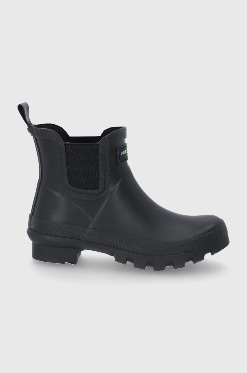 Kurt Geiger London Гумени ботуши Sleet дамски в черно 5342900979 - Pepit.bg