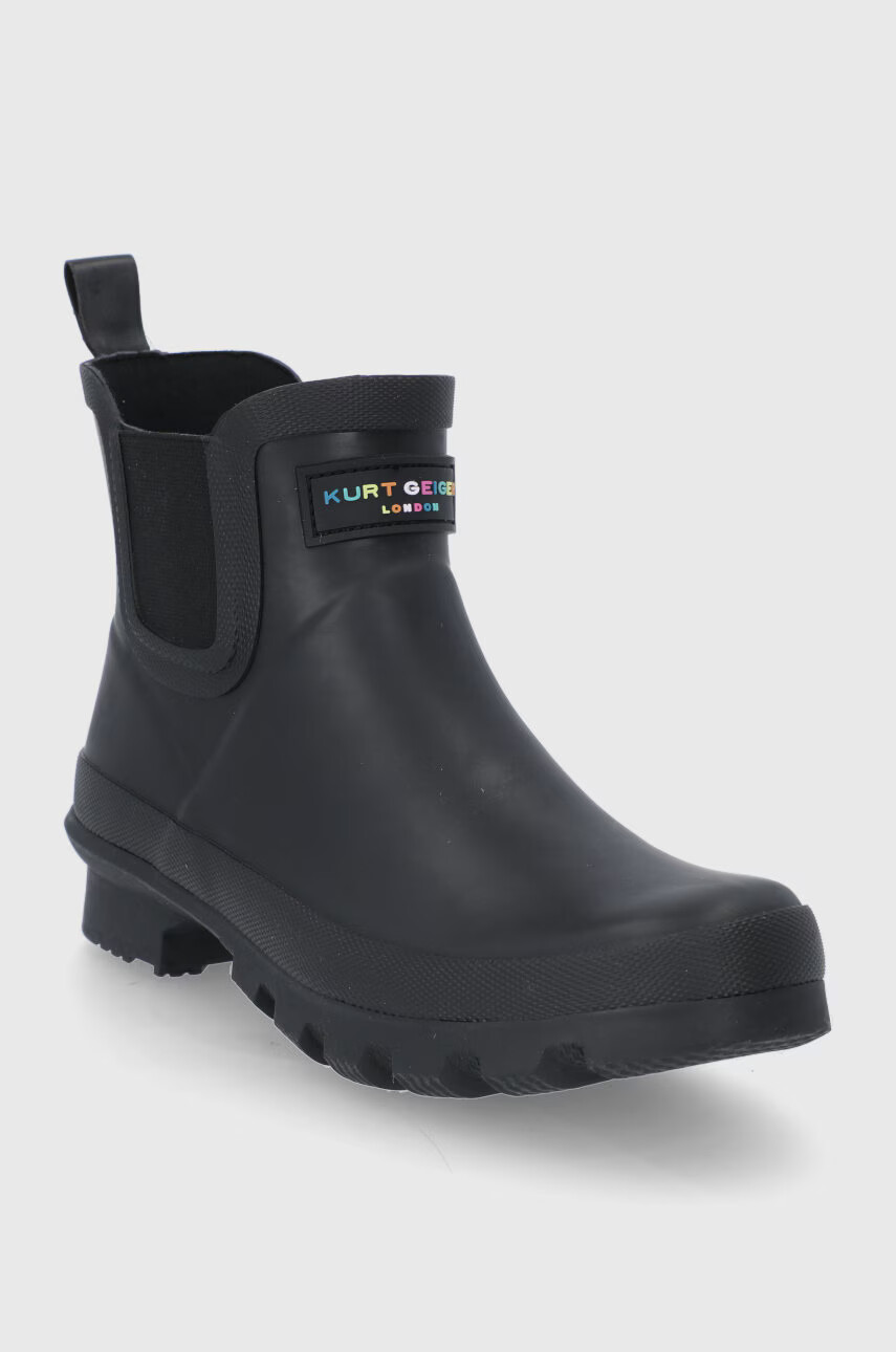 Kurt Geiger London Гумени ботуши Sleet дамски в черно 5342900979 - Pepit.bg