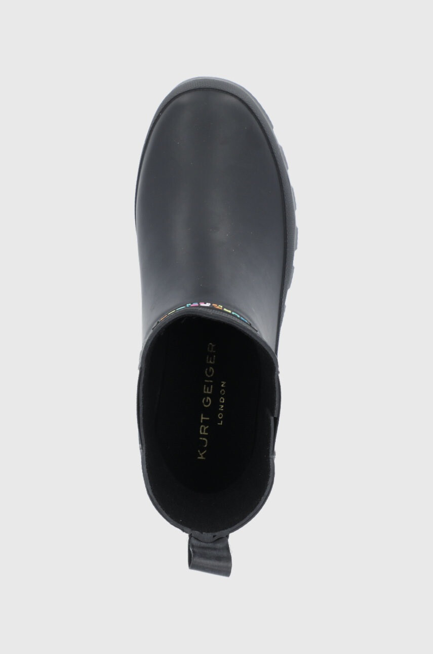 Kurt Geiger London Гумени ботуши Sleet дамски в черно 5342900979 - Pepit.bg