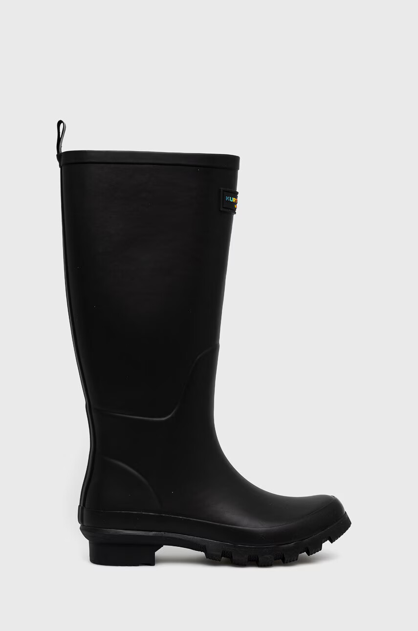 Kurt Geiger London Гумени ботуши Sleet Long в черно 9105900979 - Pepit.bg
