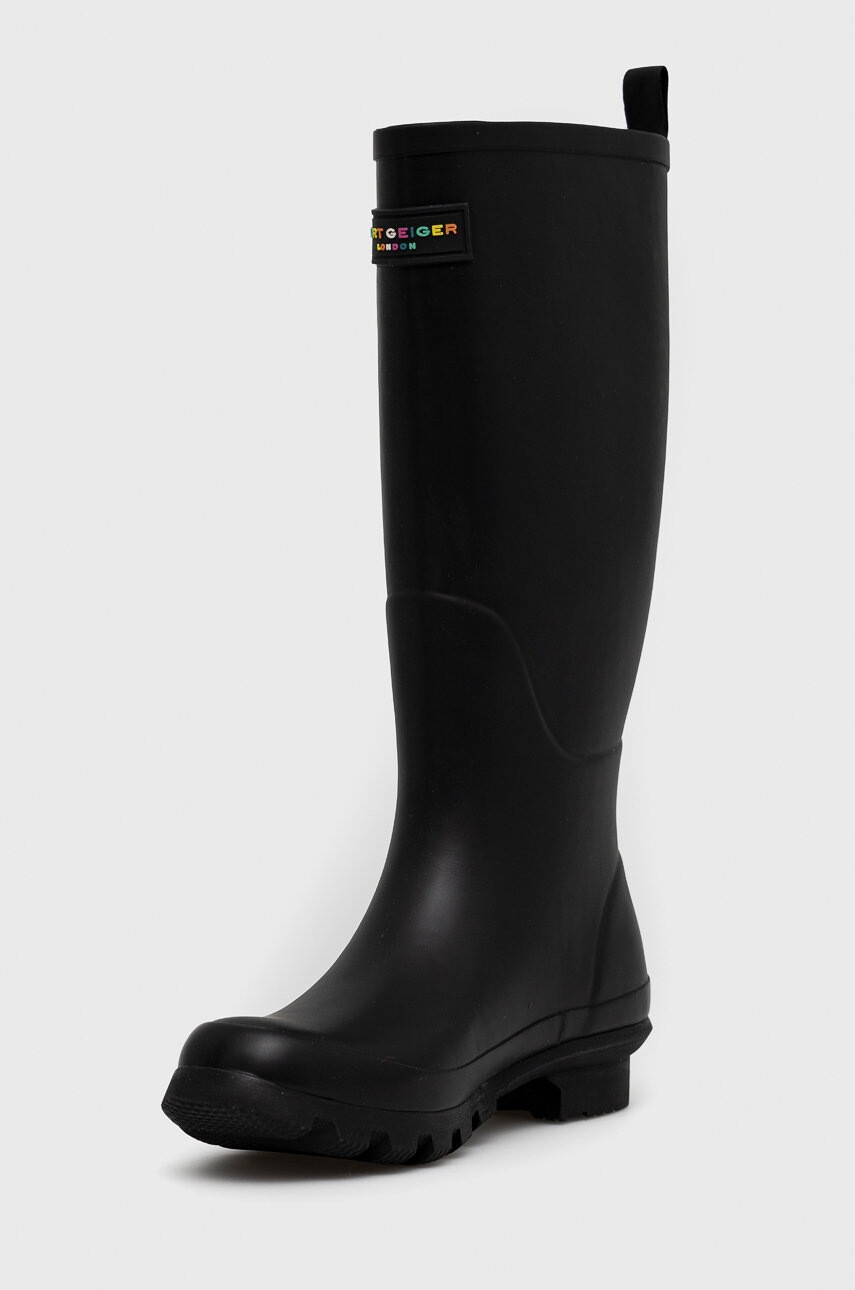 Kurt Geiger London Гумени ботуши Sleet Long в черно 9105900979 - Pepit.bg