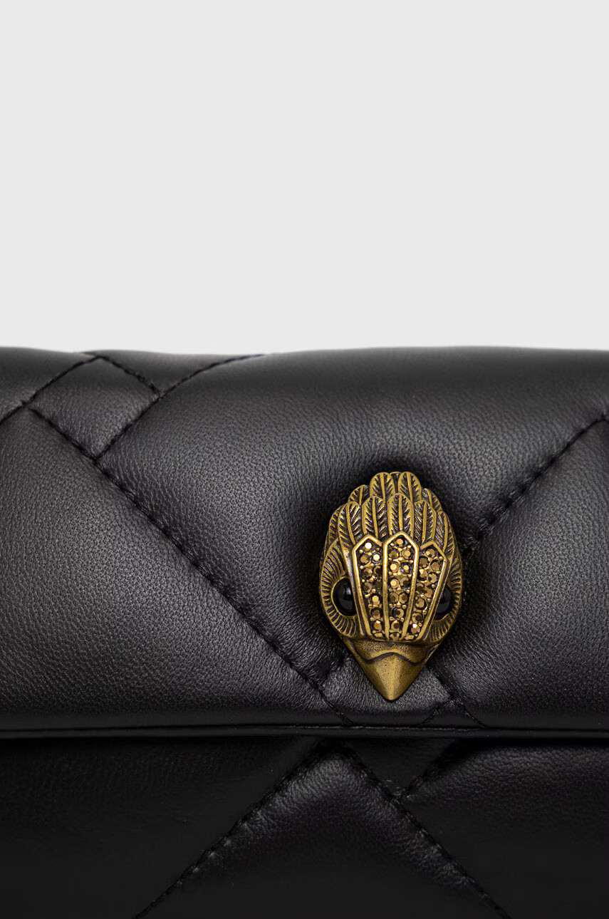 Kurt Geiger London Кожен клъч в черно - Pepit.bg