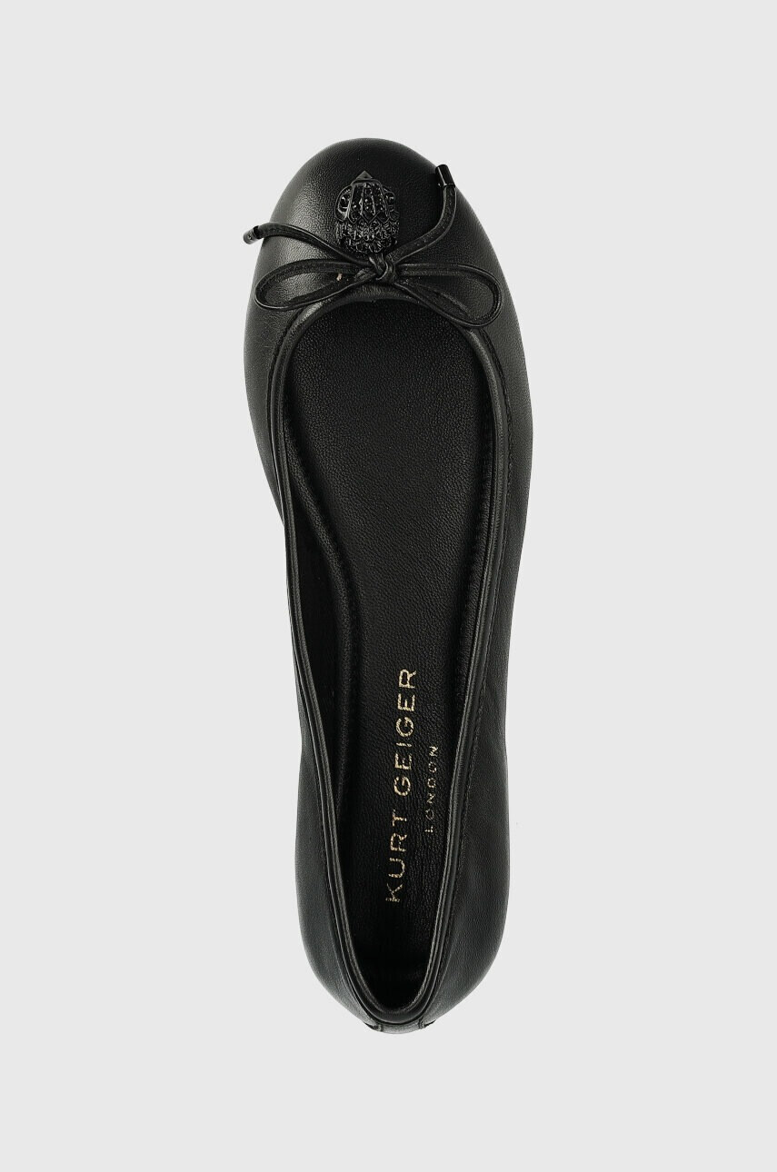 Kurt Geiger London Кожени балеринки Eagle Ballerina в черно 9790600109 - Pepit.bg