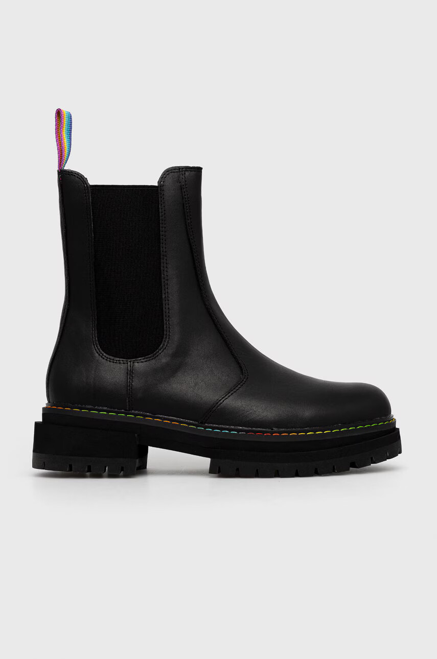 Kurt Geiger London Кожени боти челси - Pepit.bg