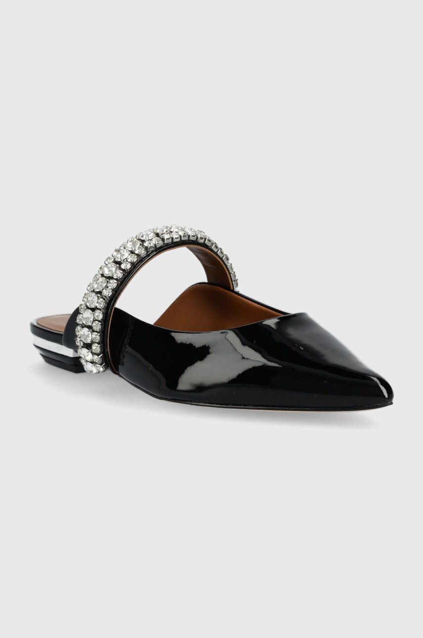 Kurt Geiger London Кожени чехли Princely в черно 1808900309 - Pepit.bg