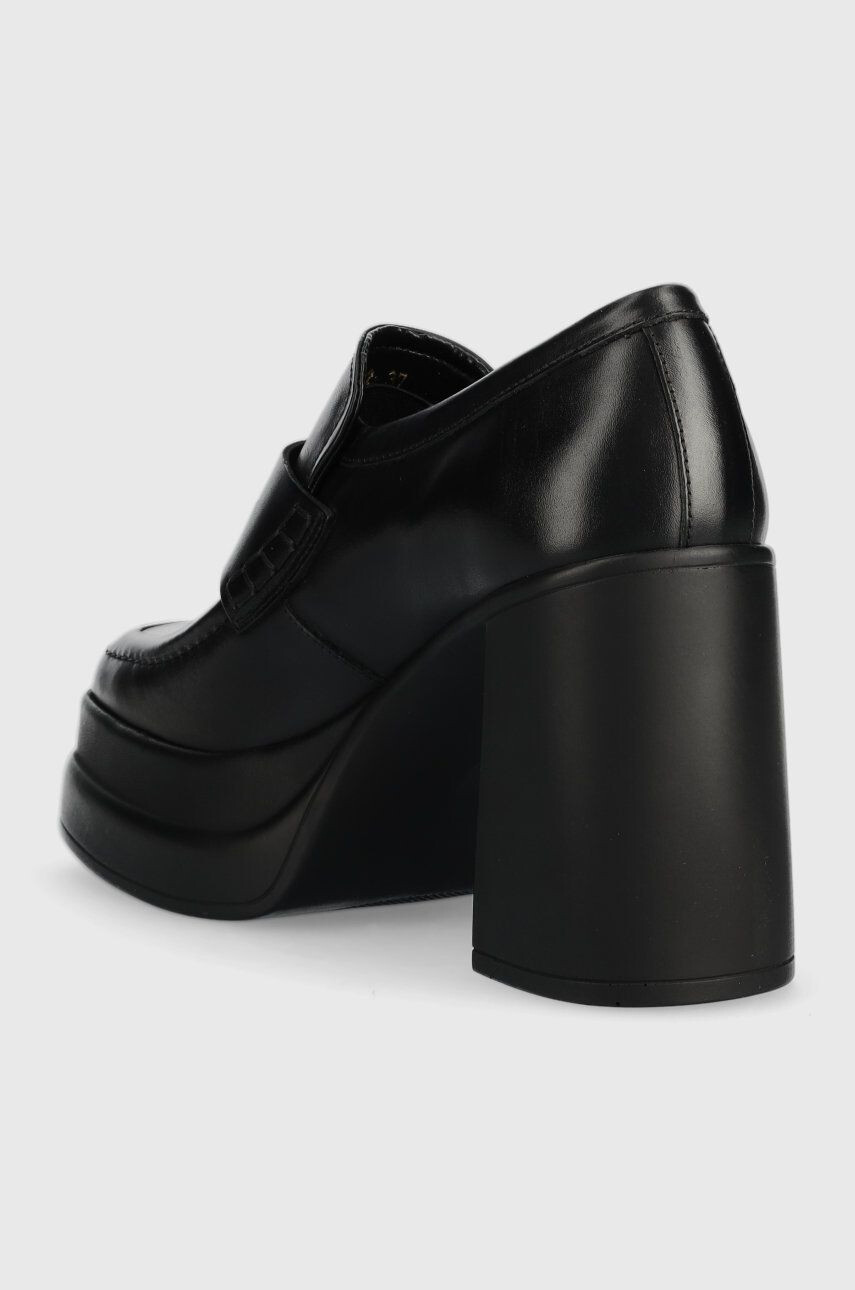 Kurt Geiger London Кожени обувки с дебел ток Stomp Heeled Loafer - Pepit.bg