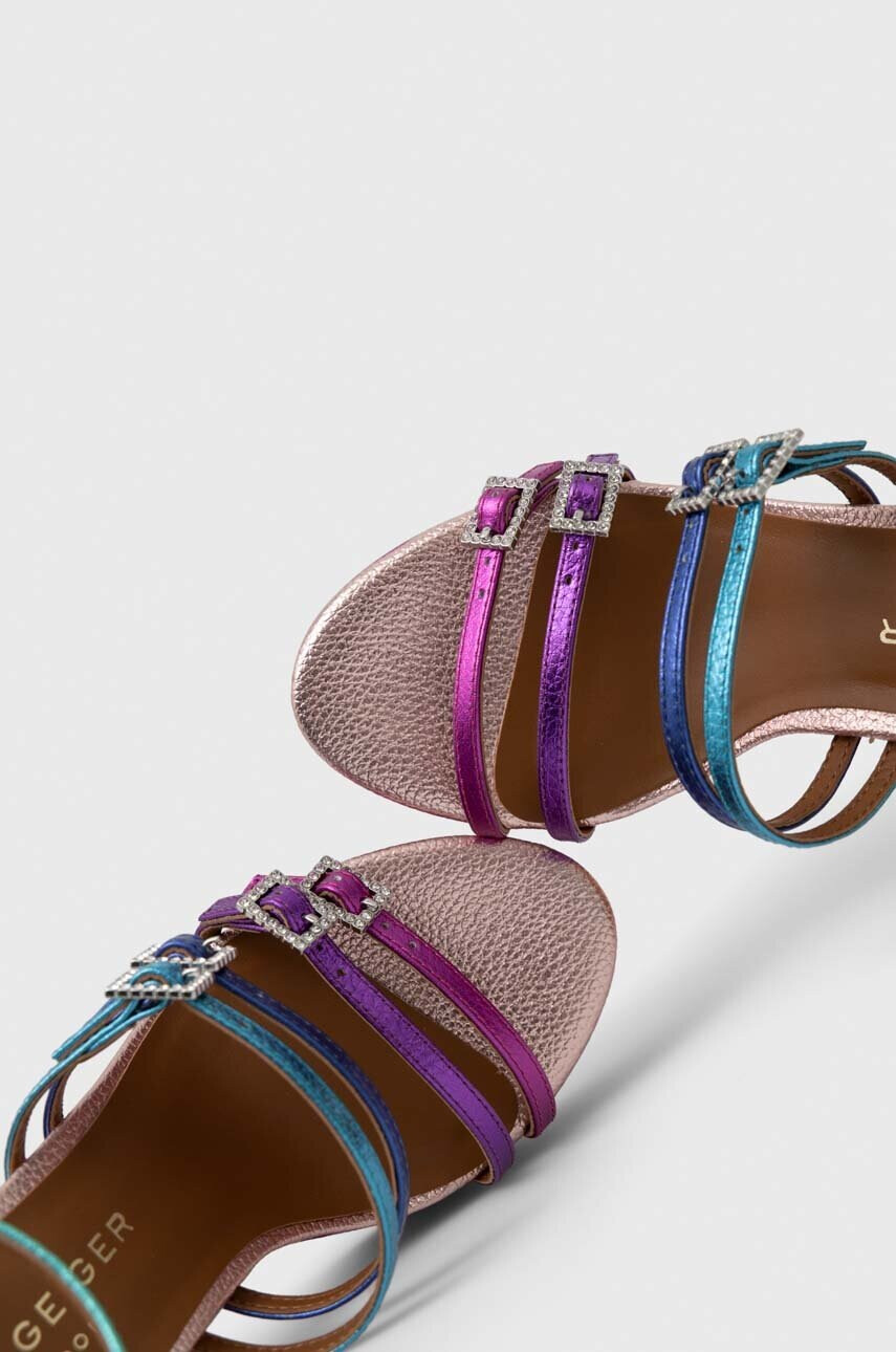 Kurt Geiger London Кожени сандали Pierra High Platform 9799369109 - Pepit.bg