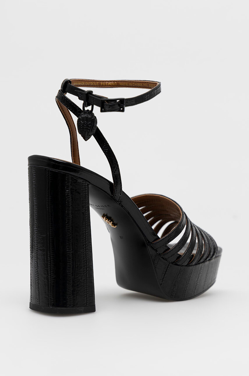 Kurt Geiger London Кожени сандали Pierra в черно 8882200309 - Pepit.bg