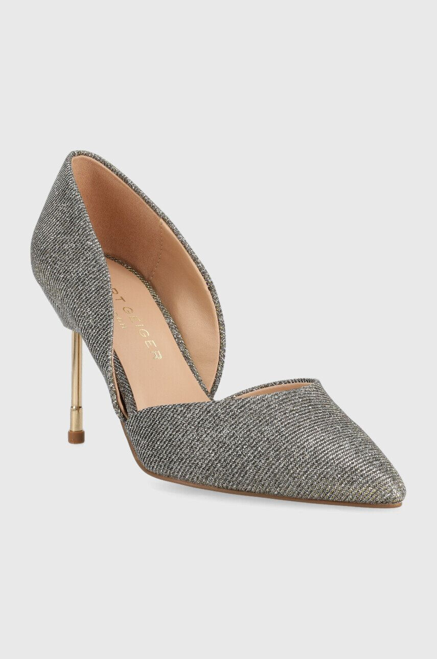 Kurt Geiger London Обувки с висок ток Bond 90 в сребристо 7428760609 - Pepit.bg