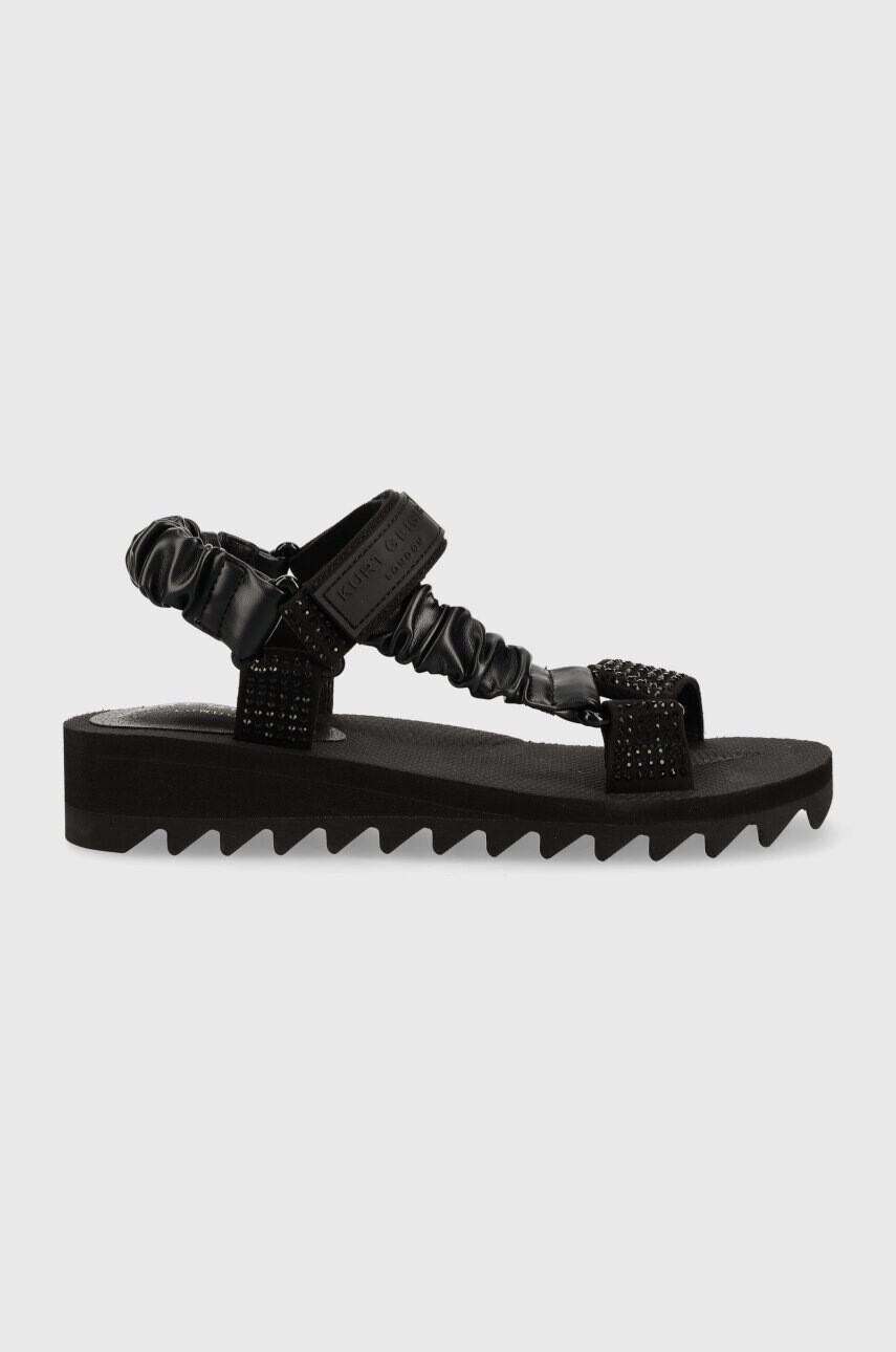Kurt Geiger London Сандали Orion в черно с платформа 2899800069 - Pepit.bg