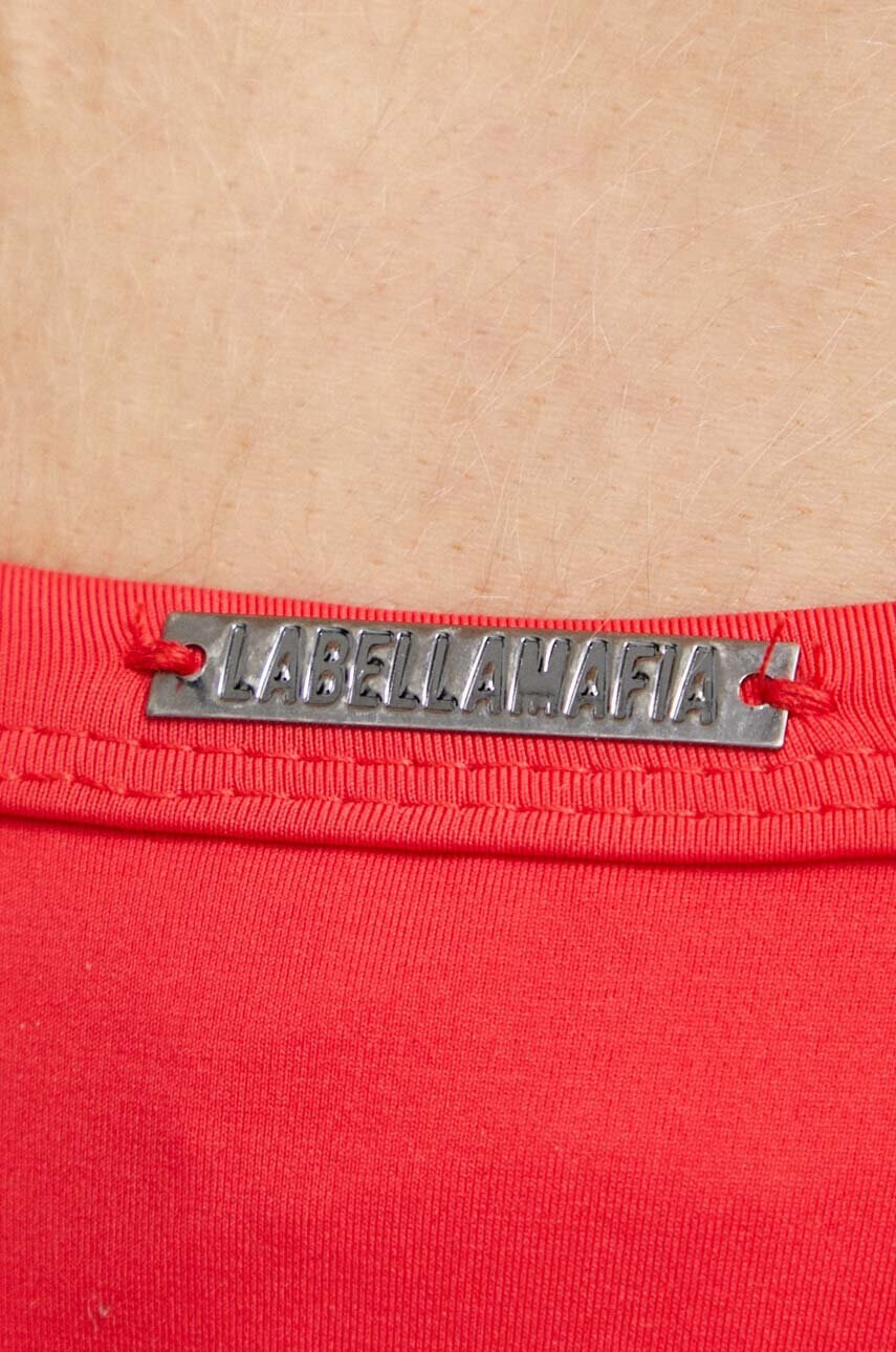 Labellamafia Бански от две части в червено с мека чашка - Pepit.bg