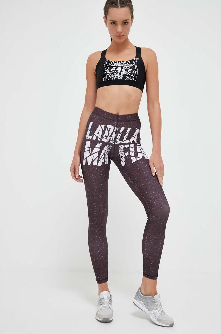 Labellamafia Клин за трениране Hardcore Ladies в черно с десен - Pepit.bg
