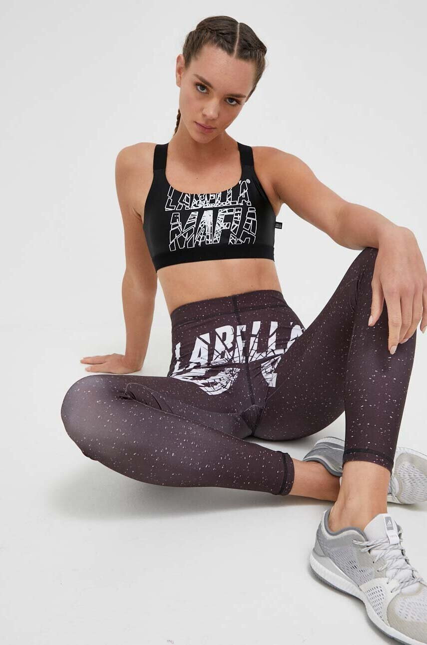 Labellamafia Клин за трениране Hardcore Ladies в черно с десен - Pepit.bg