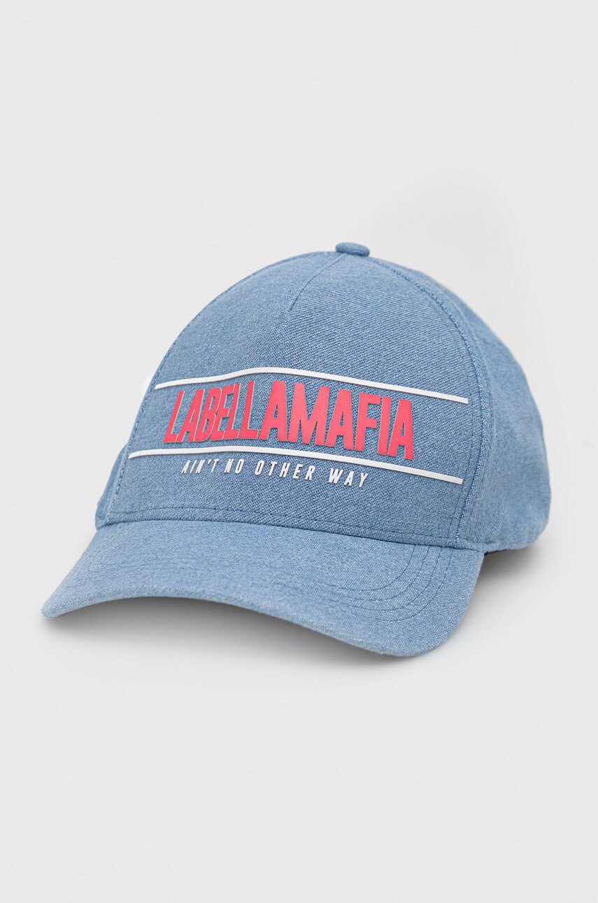 Labellamafia Памучна шапка с апликация - Pepit.bg