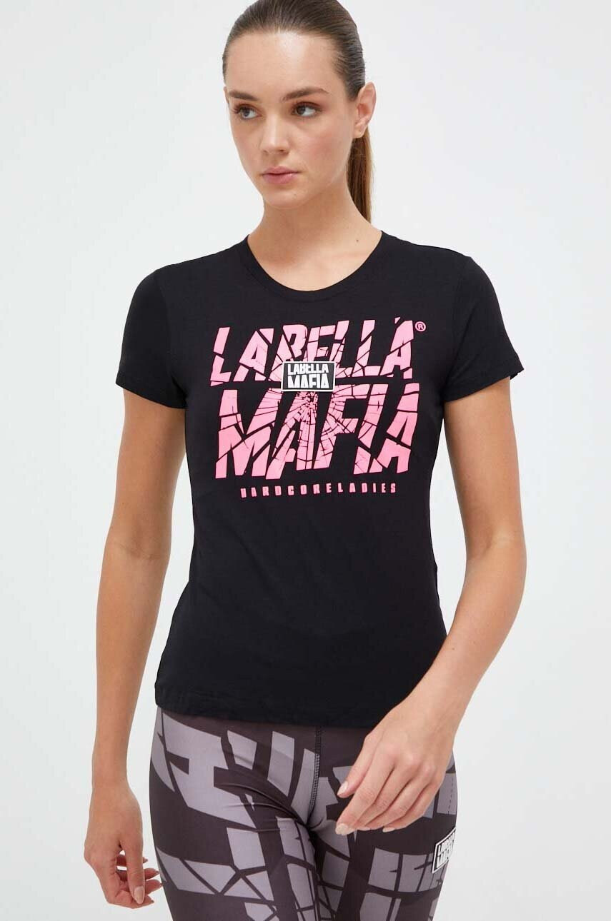 Labellamafia Тениска Hardcore Ladies в черно - Pepit.bg