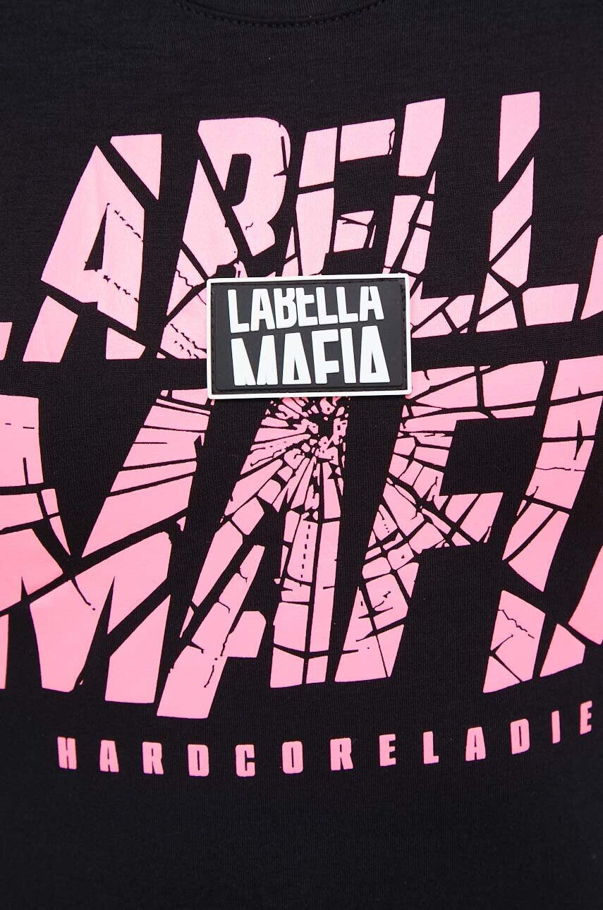 Labellamafia Тениска Hardcore Ladies в черно - Pepit.bg
