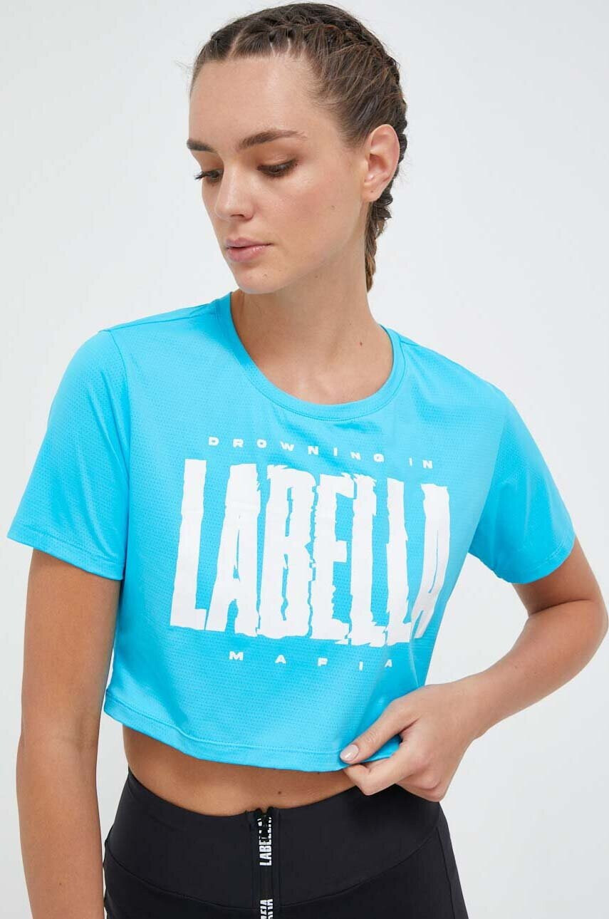 Labellamafia Тениска за трениране Acqua в синьо - Pepit.bg