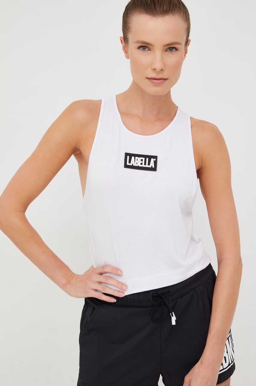 Labellamafia Топ Go On дамски в бяло - Pepit.bg