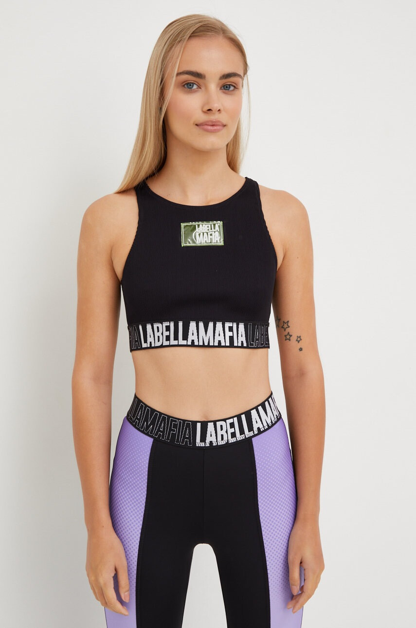Labellamafia Топ за трениране Fan в черно - Pepit.bg
