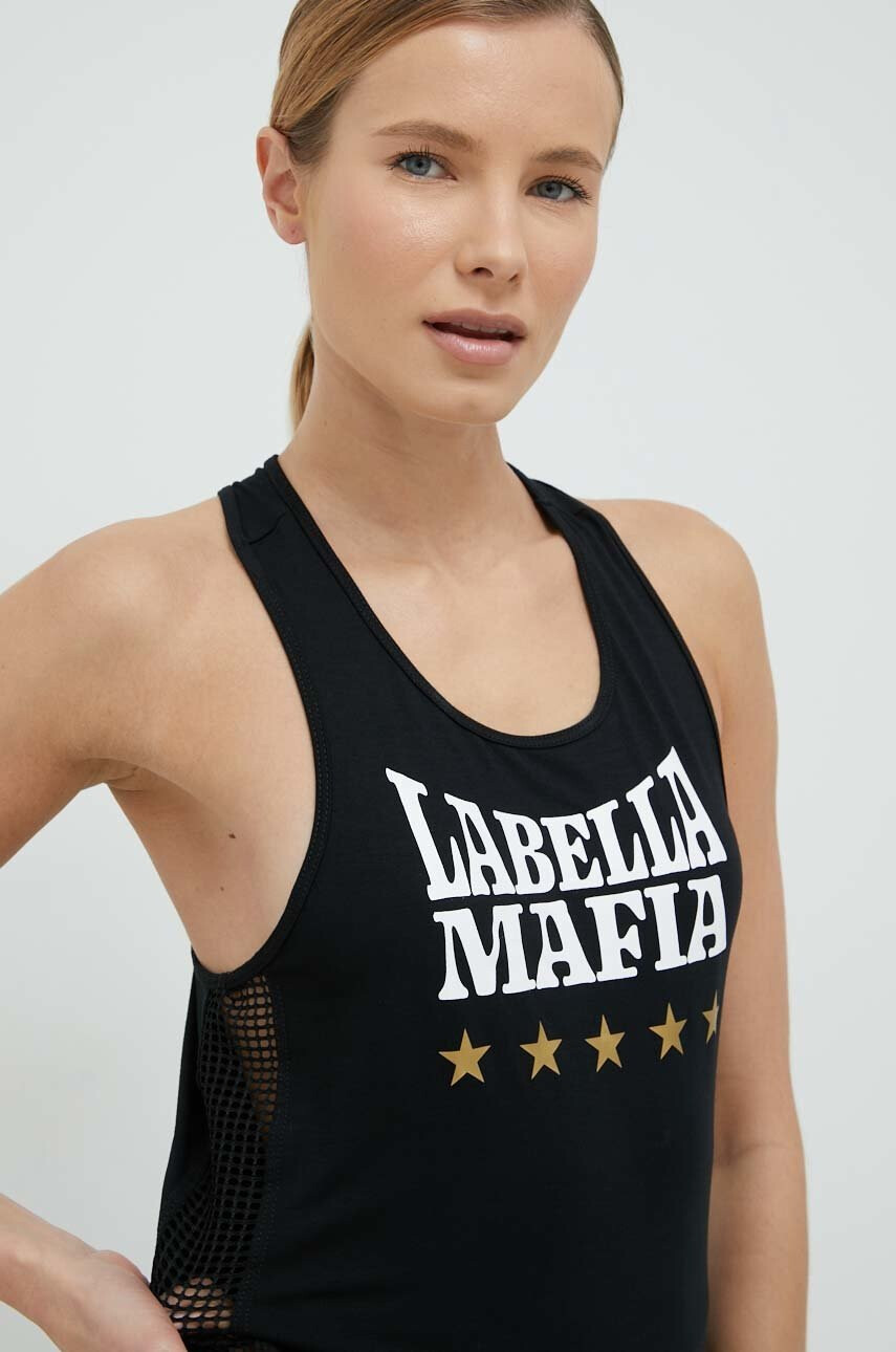 Labellamafia Топ за трениране Boxer в черно - Pepit.bg