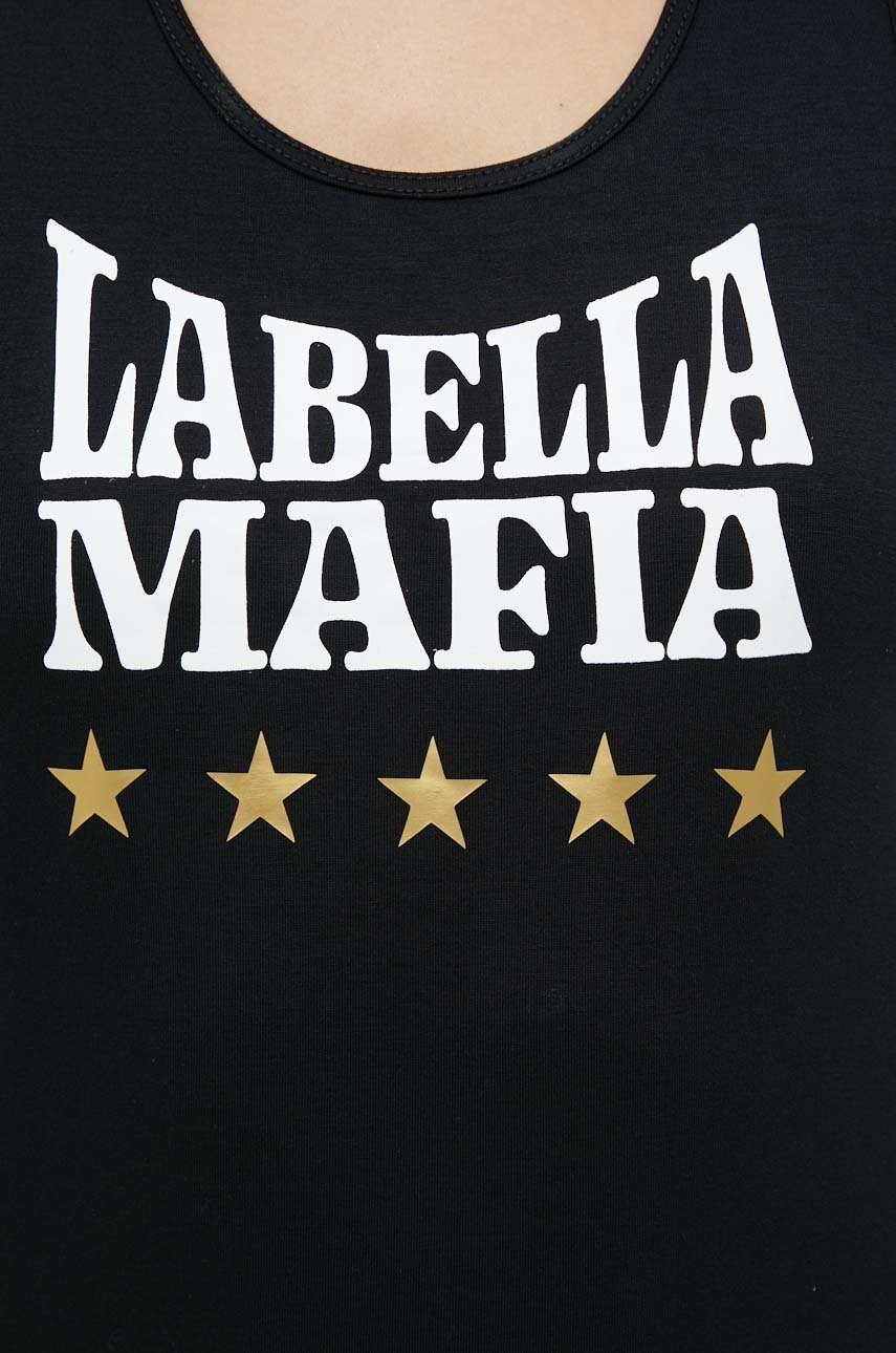 Labellamafia Топ за трениране Boxer в черно - Pepit.bg