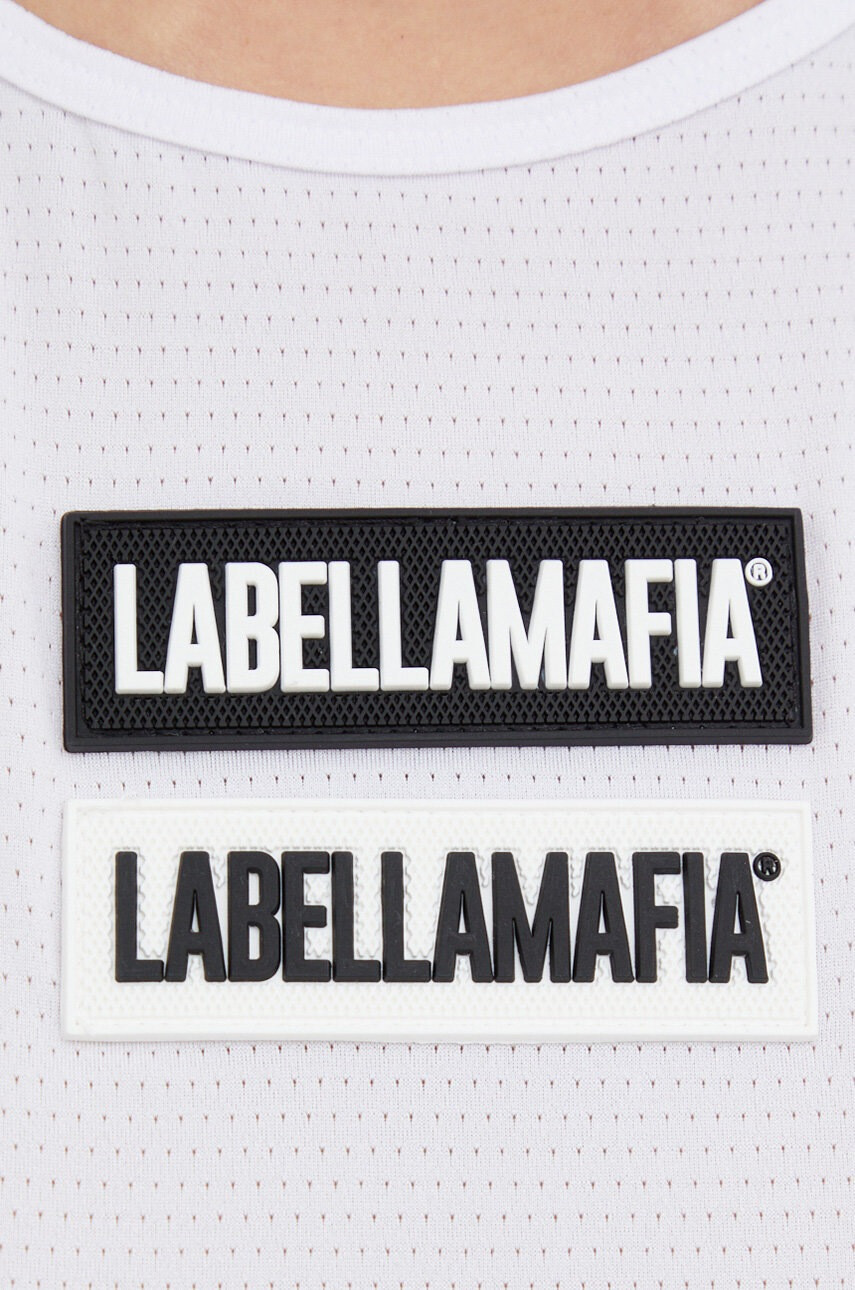 Labellamafia Топ за трениране Go On в бяло - Pepit.bg