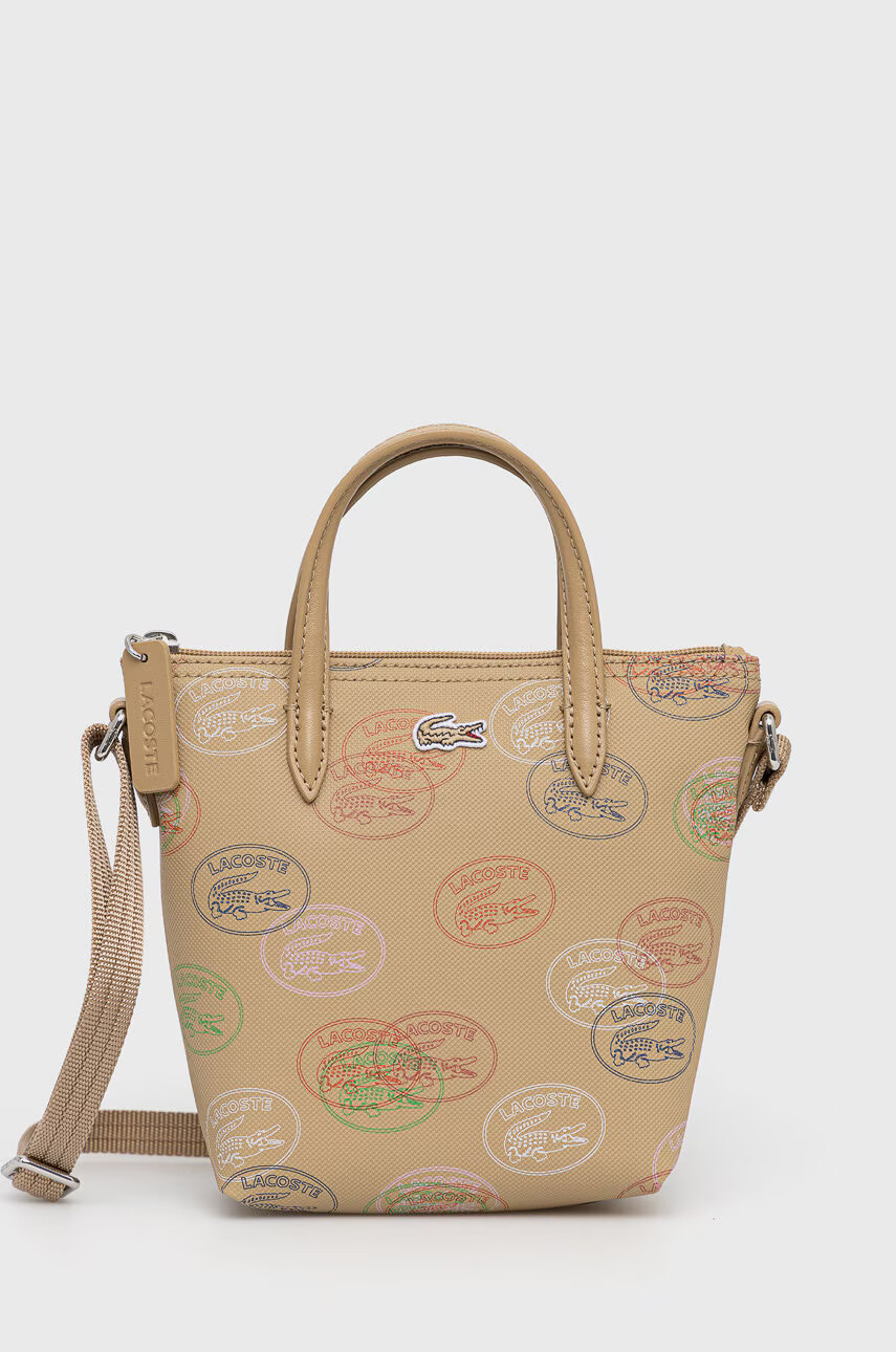 Lacoste Чанта в бежово - Pepit.bg