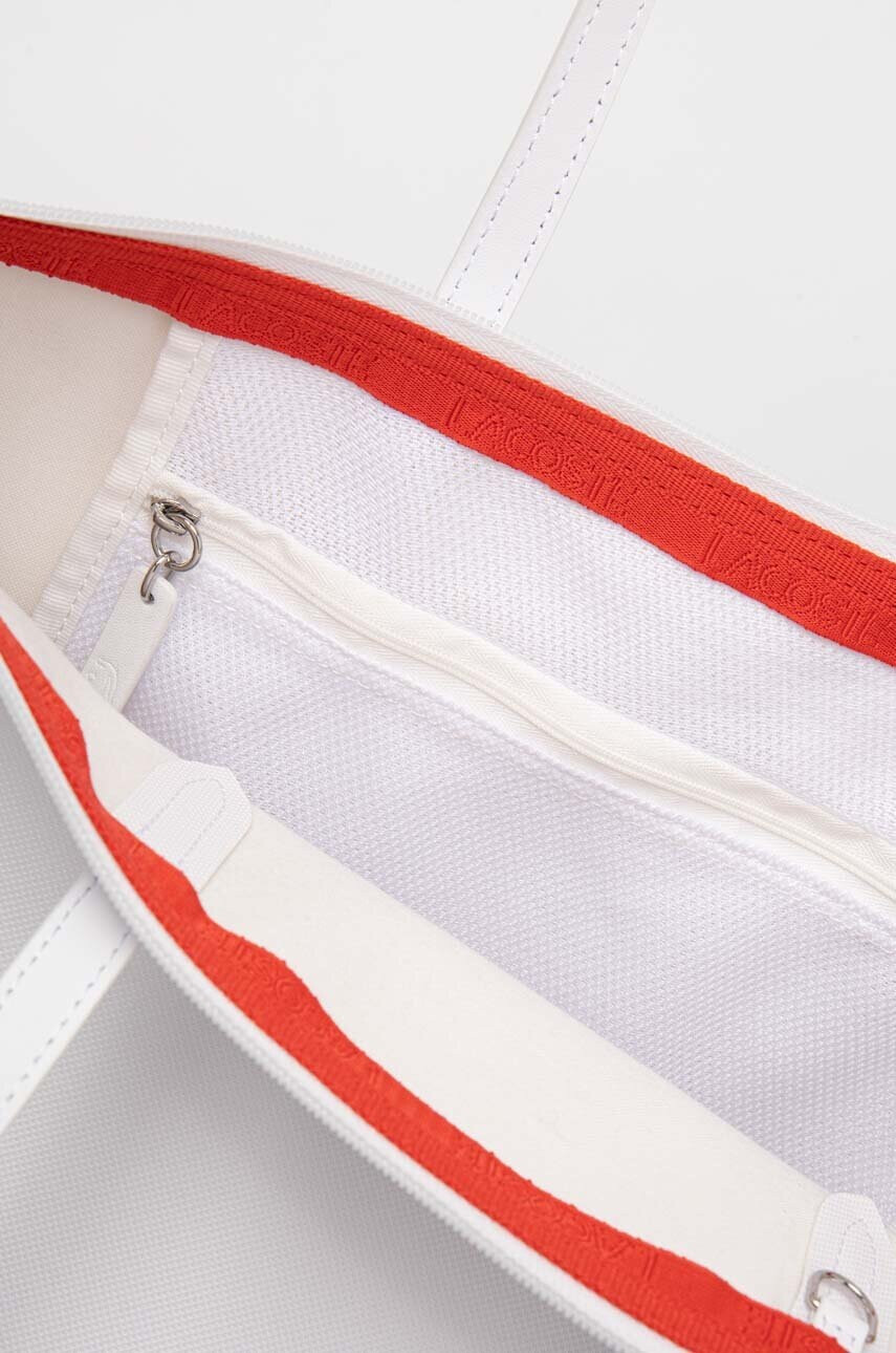 Lacoste Чанта x Netflix в бяло - Pepit.bg