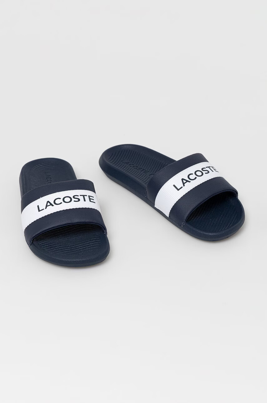 Lacoste Чехли мъжки в тъмносиньо - Pepit.bg