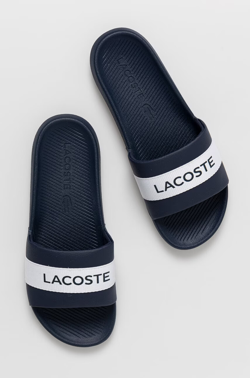 Lacoste Чехли мъжки в тъмносиньо - Pepit.bg