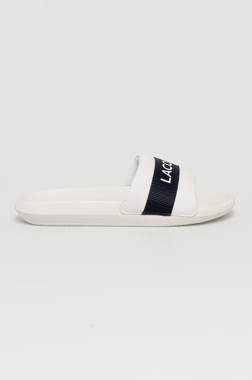 Lacoste Чехли дамски в бяло - Pepit.bg