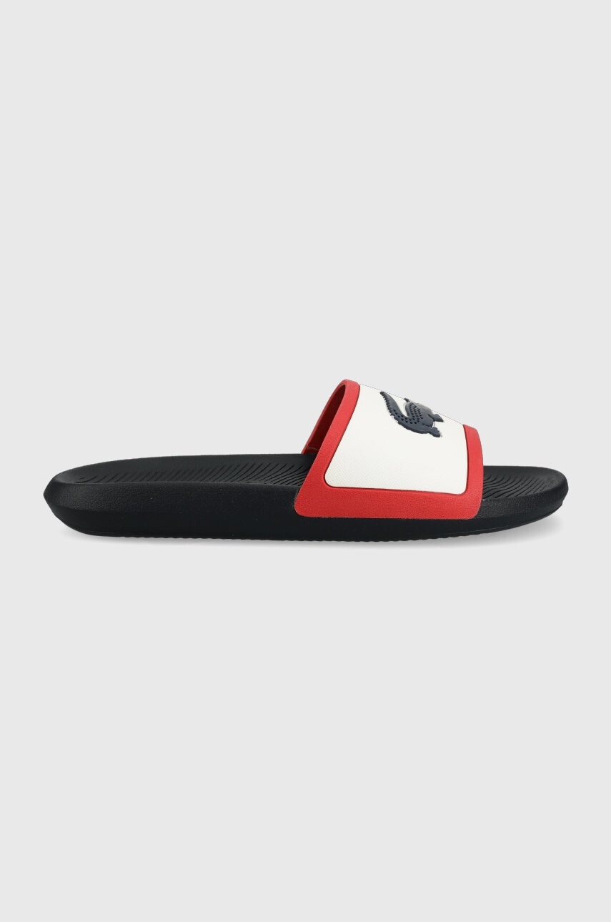 Lacoste Чехли Croco Slide Tri 2 в тъмносиньо - Pepit.bg