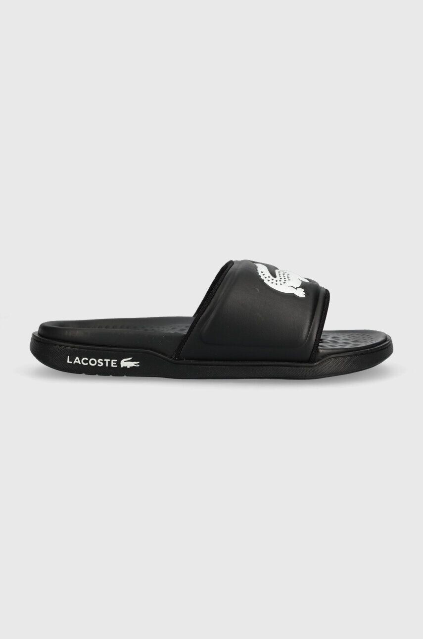 Lacoste Чехли CROCO DUALISTE в черно 43CFA0040 - Pepit.bg