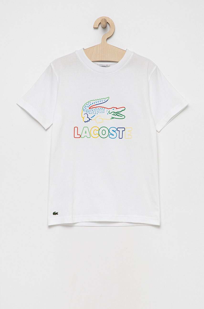 Lacoste Детска памучна тениска - Pepit.bg