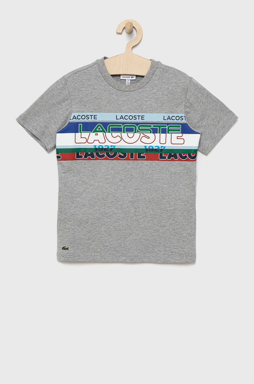 Lacoste Детска памучна тениска - Pepit.bg