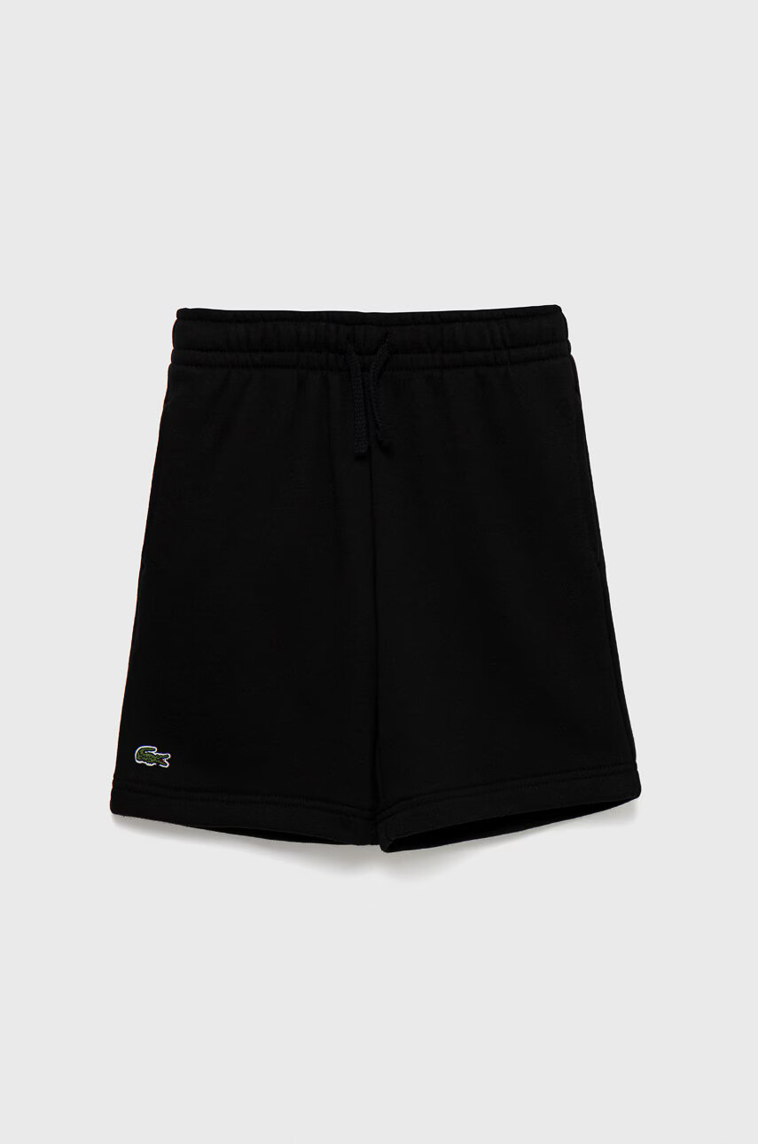 Lacoste Детски къси панталони в черно с регулируема талия - Pepit.bg