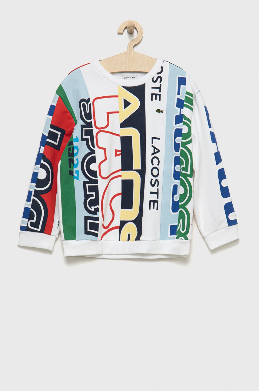 Lacoste Детски памучен суичър - Pepit.bg