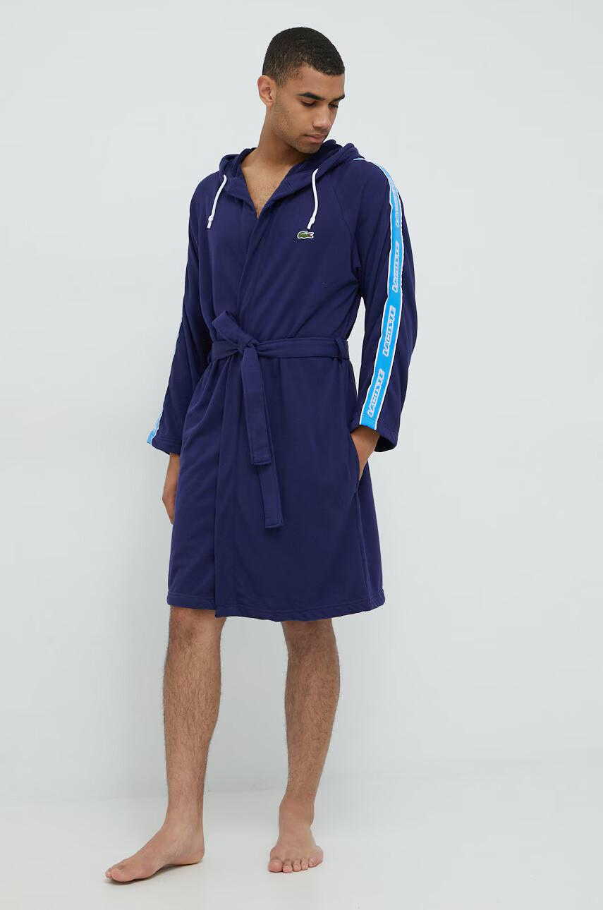 Lacoste Халат в тъмносиньо - Pepit.bg