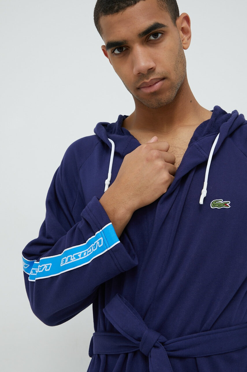 Lacoste Халат в тъмносиньо - Pepit.bg