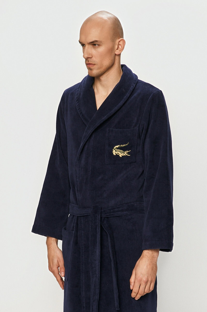 Lacoste Халат в тъмносиньо - Pepit.bg