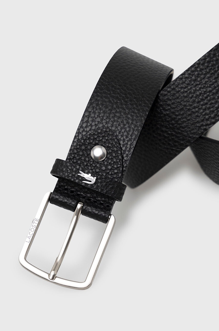 Lacoste Колан мъжки в черно - Pepit.bg