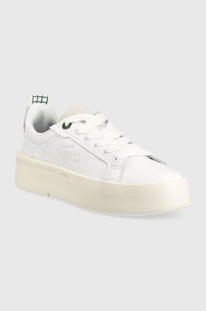 Lacoste Кожени маратонки Carnaby в бяло 45SFA0040 - Pepit.bg