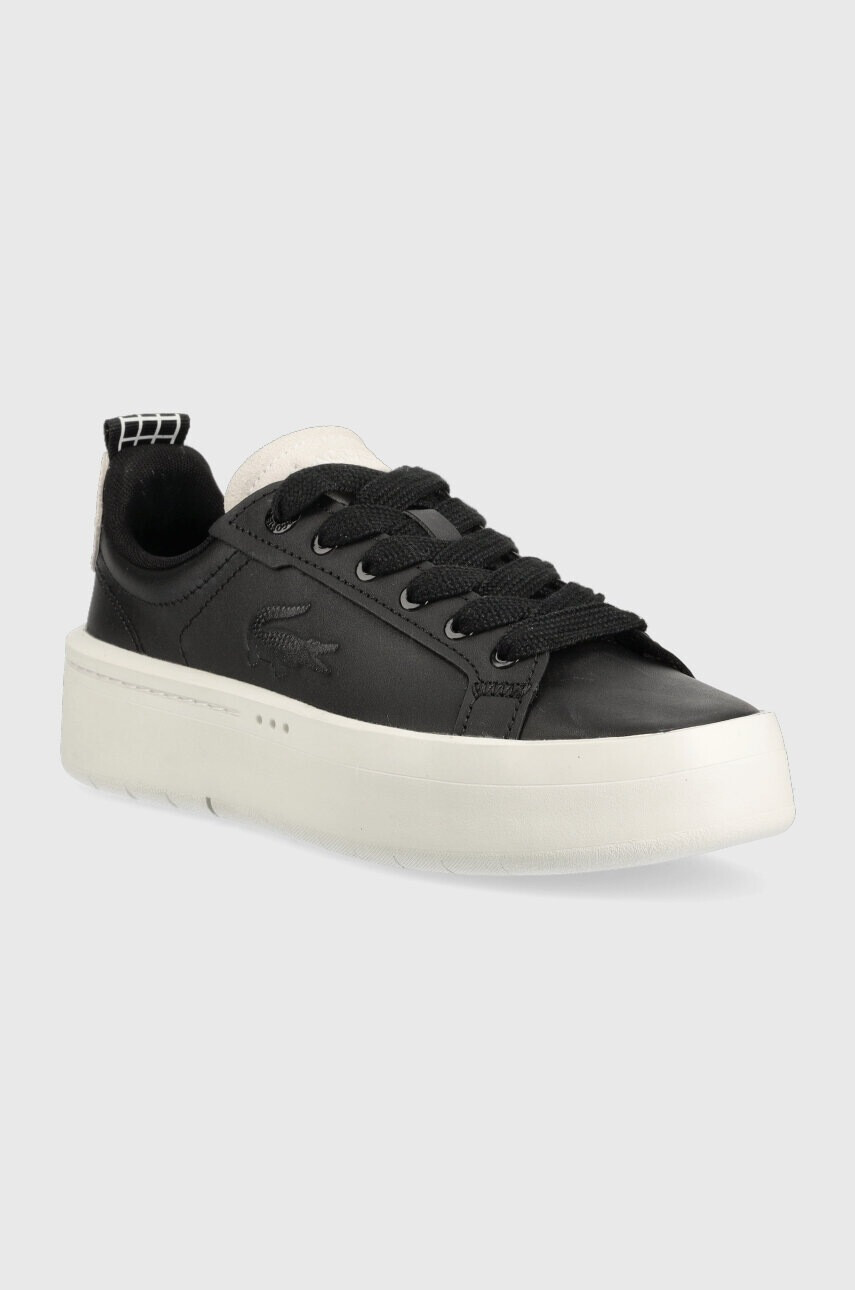 Lacoste Кожени маратонки Carnaby в черно 45SFA0040 - Pepit.bg