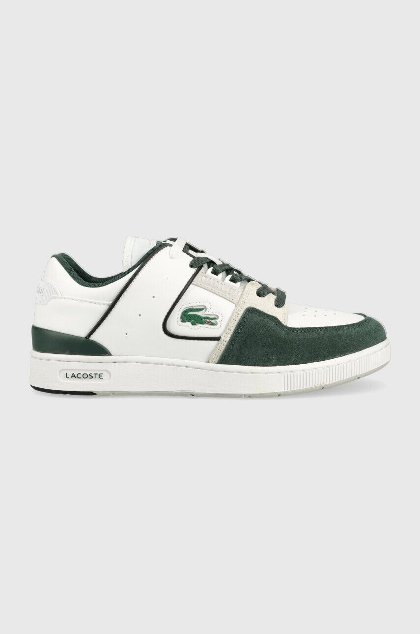 Lacoste Кожени маратонки COURT CAGE в бяло 44SMA0007 - Pepit.bg