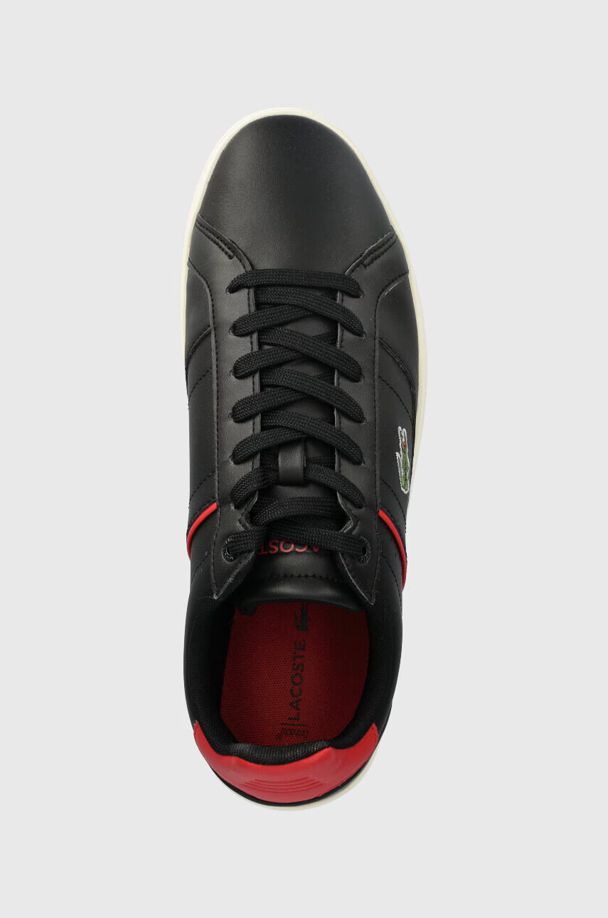 Lacoste Кожени маратонки EUROPA PRO в черно 44SMA0012 - Pepit.bg